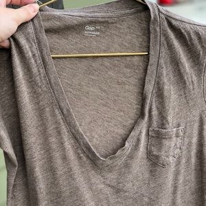 Gap distressed v-neck T-shirt